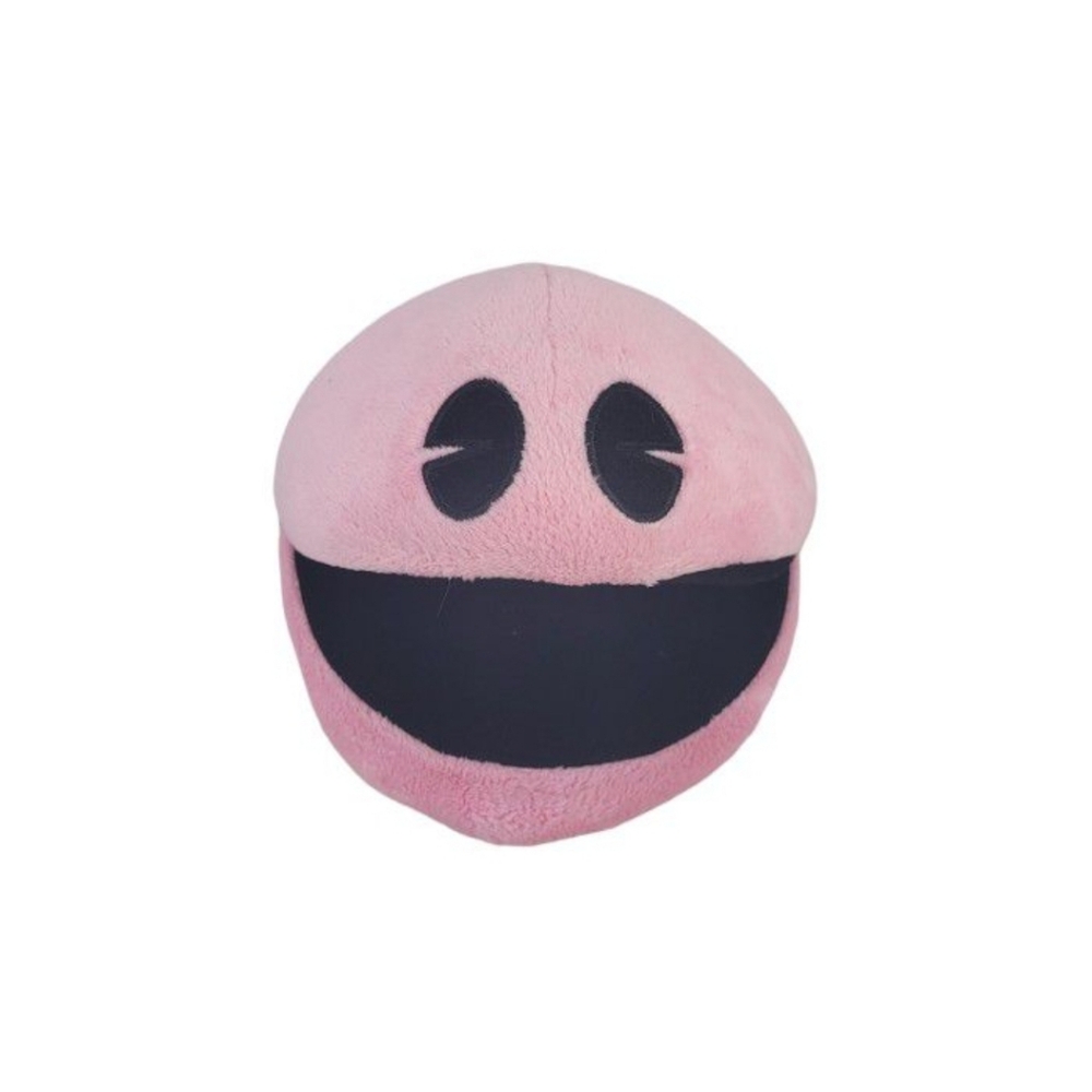 Pac-Man Pink Battle Royale Toy Factory Plush Stuffed Toy Game Character 7"